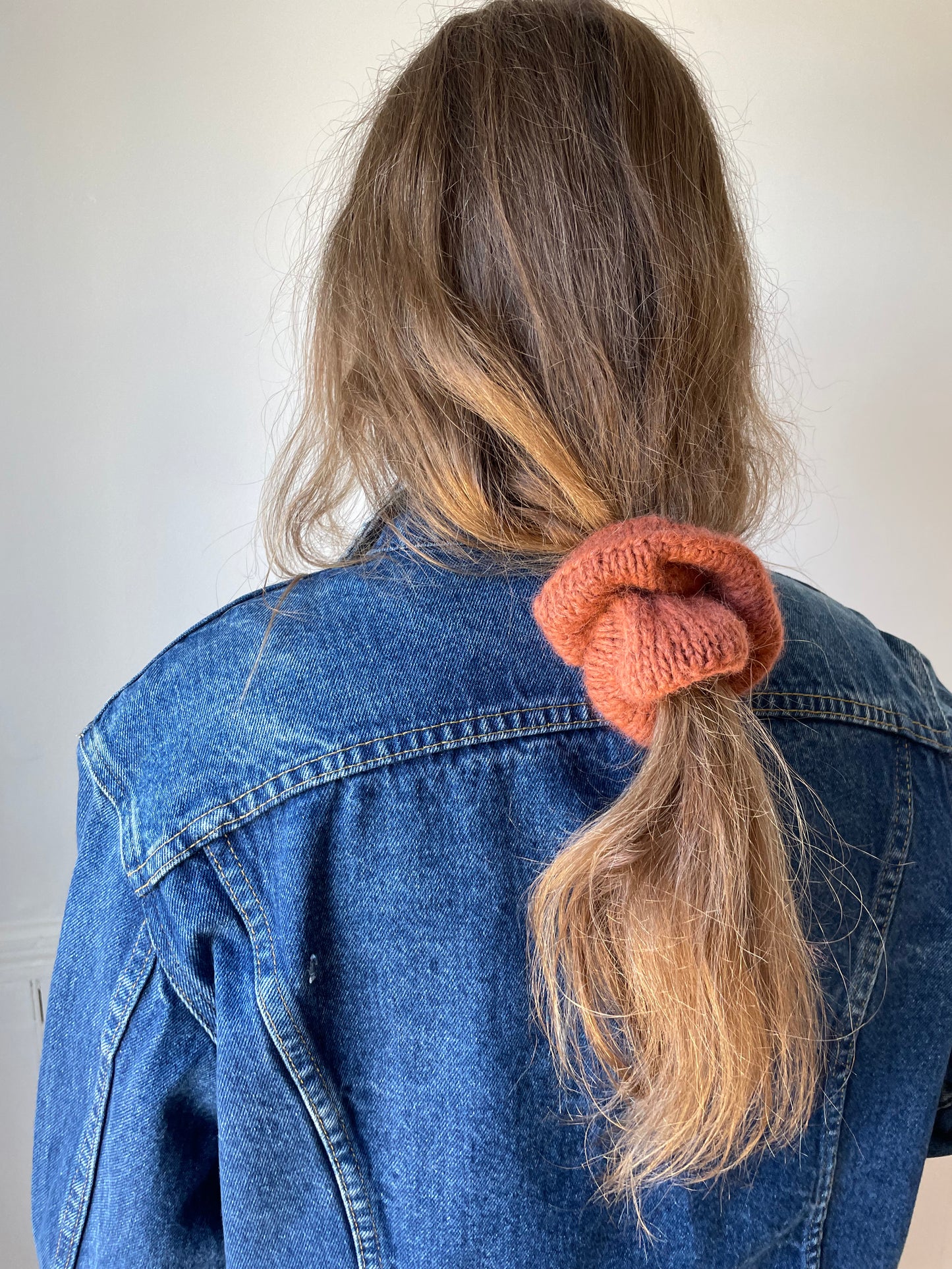 Hand Knit Scrunchie