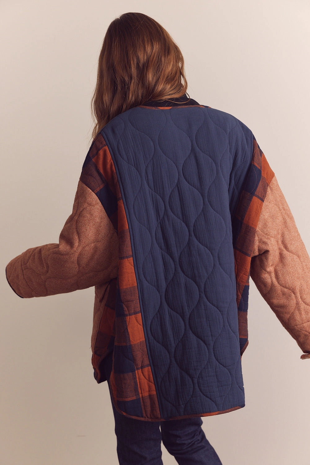 Reversible Patched Quilt Jacket