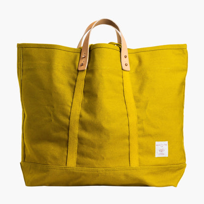 Large East West Tote | Chartreuse