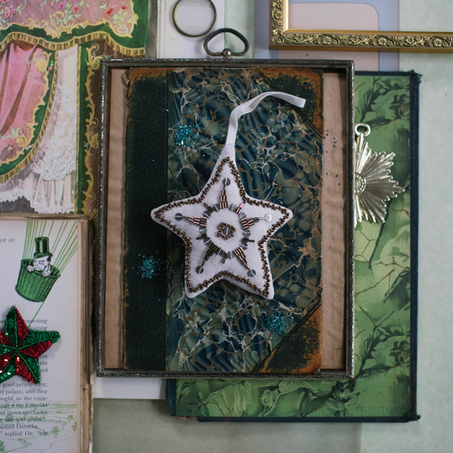 Linen Star Ornament