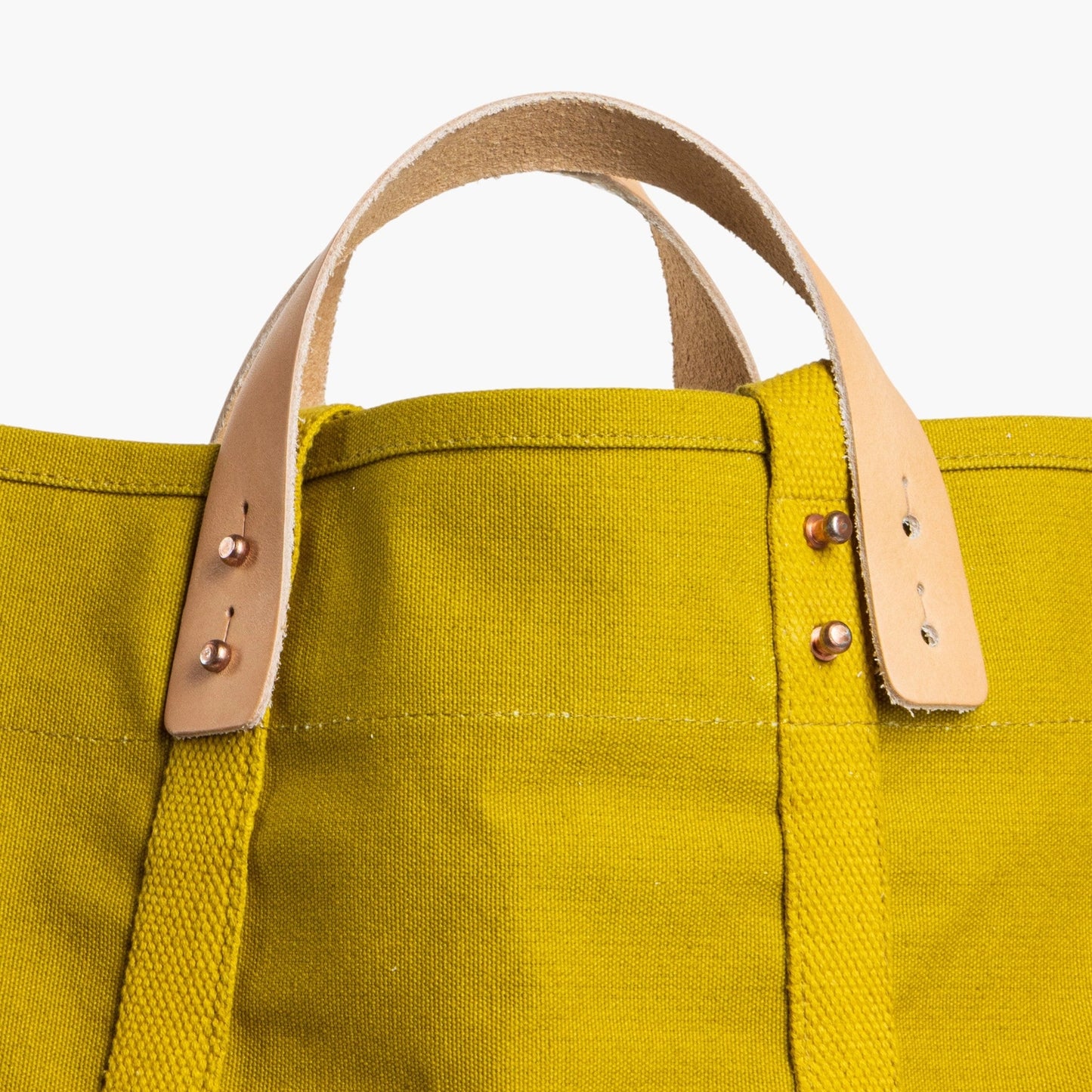 Large East West Tote | Chartreuse