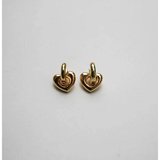 Coeur Gold-Filled Huggie Earrings