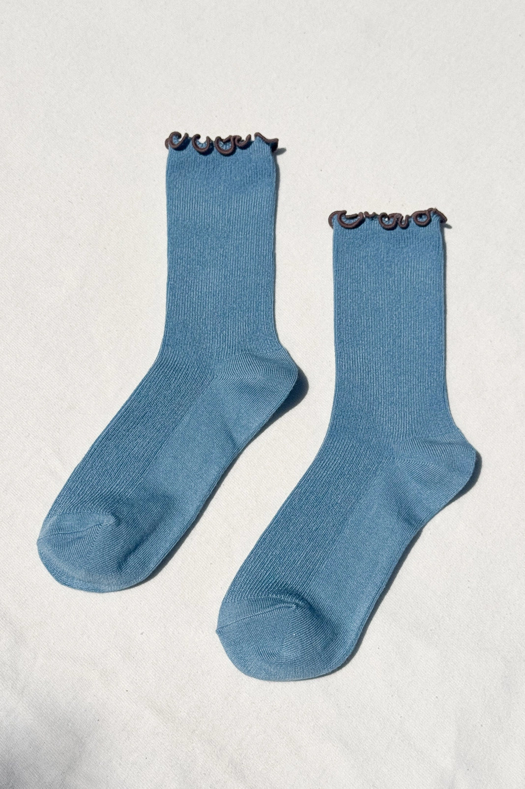 Ruffled Modal Socks  - Multiple Colors
