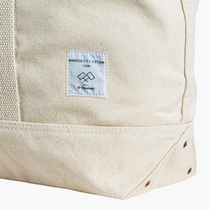 Large East West Tote | Natural