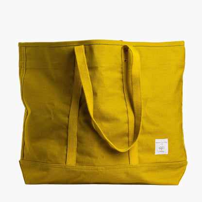 Large East West Tote | Chartreuse
