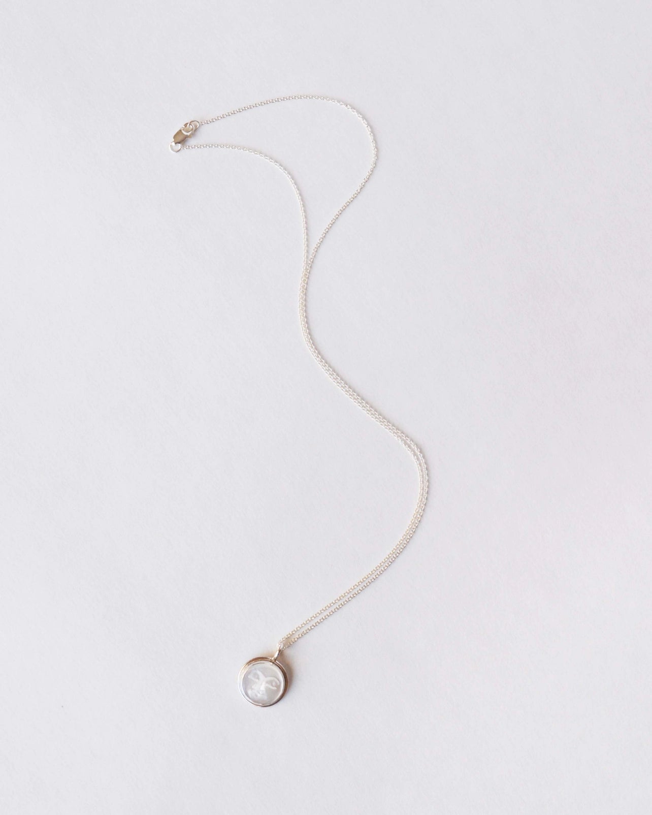 Mother of Pearl Moon Necklace