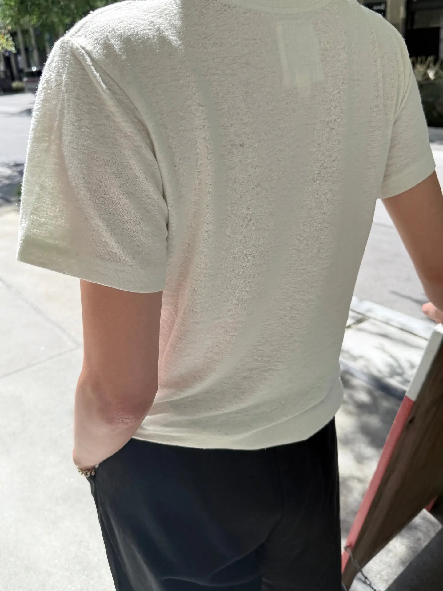 Bo Linen Blend Tee | Multiple Colors