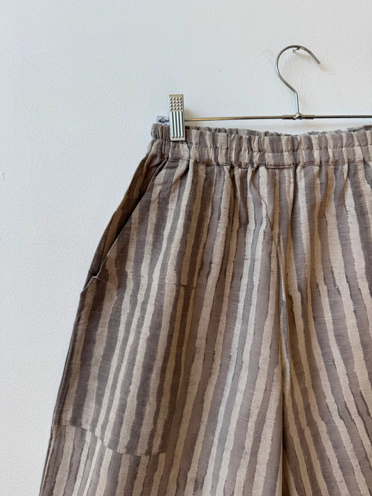 Omar Pants - Grey Stripe
