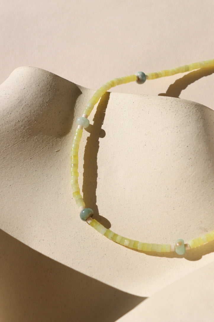 Sunlit Jade Necklace