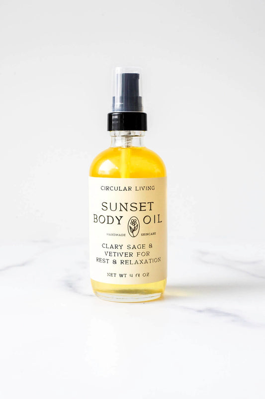 Sunset Body Oil - Clary Sage & Vetiver