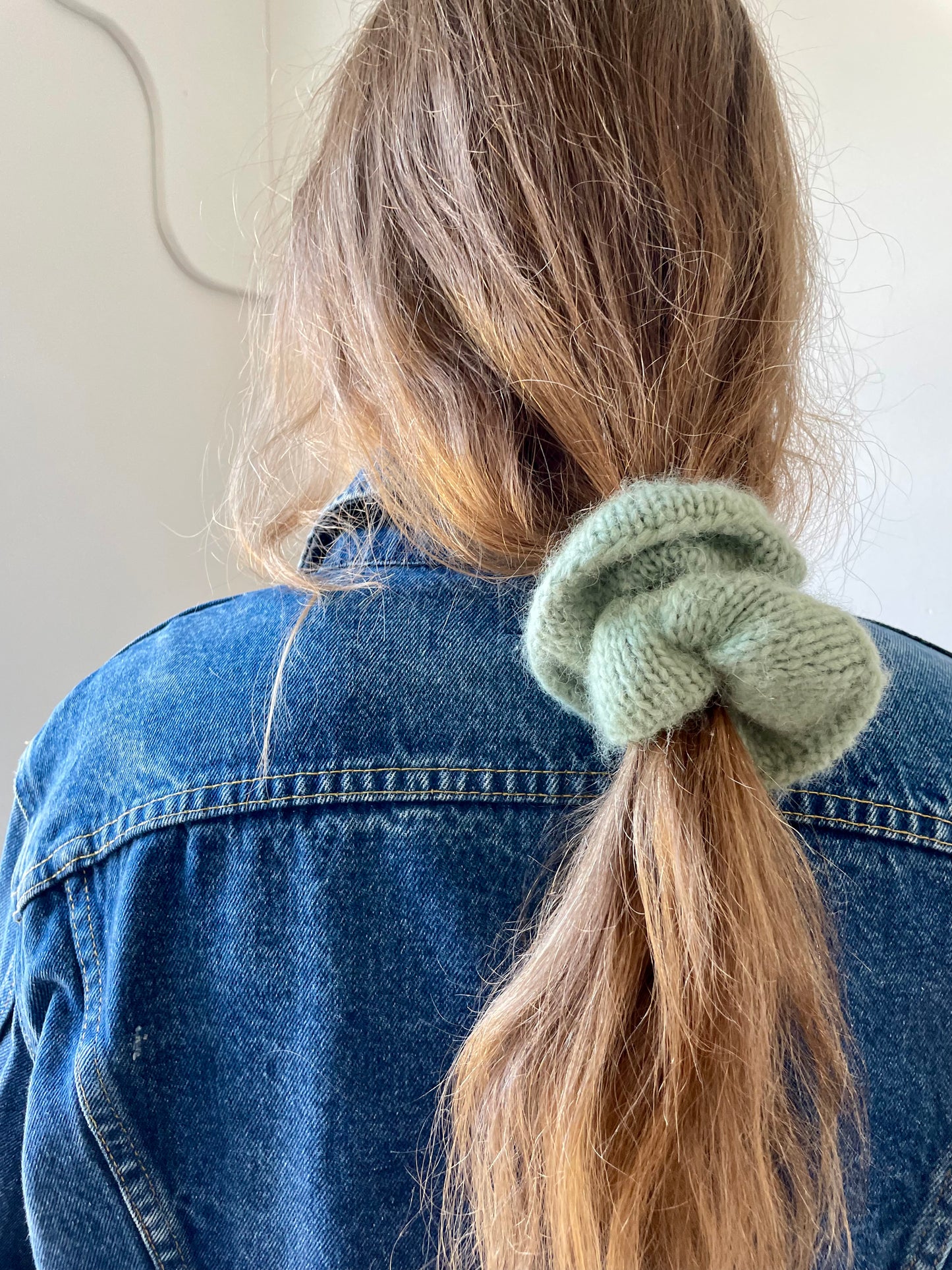 Hand Knit Scrunchie