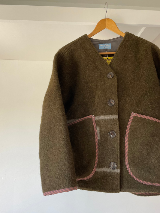 German Blanket Cardigan Coat