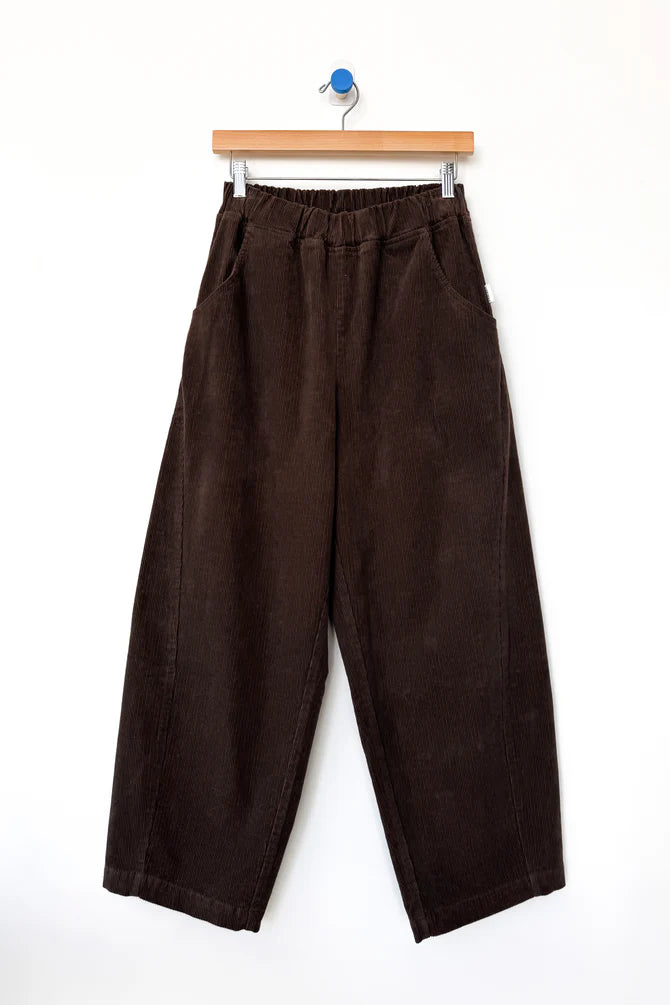 Corduroy Arc Pants - Chocolate