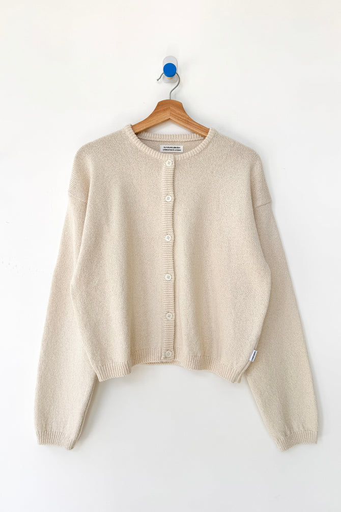 Cotton Leila Cardigan | Naturel