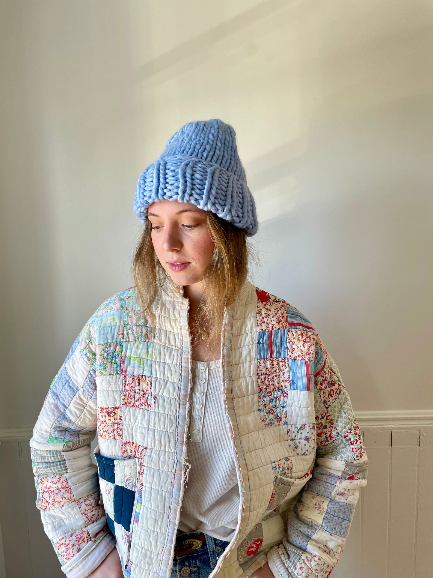 Vintage Quilt Jacket - Nine Patch