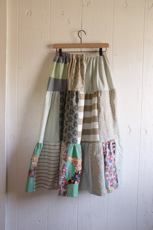 Patch Skirt - Grün