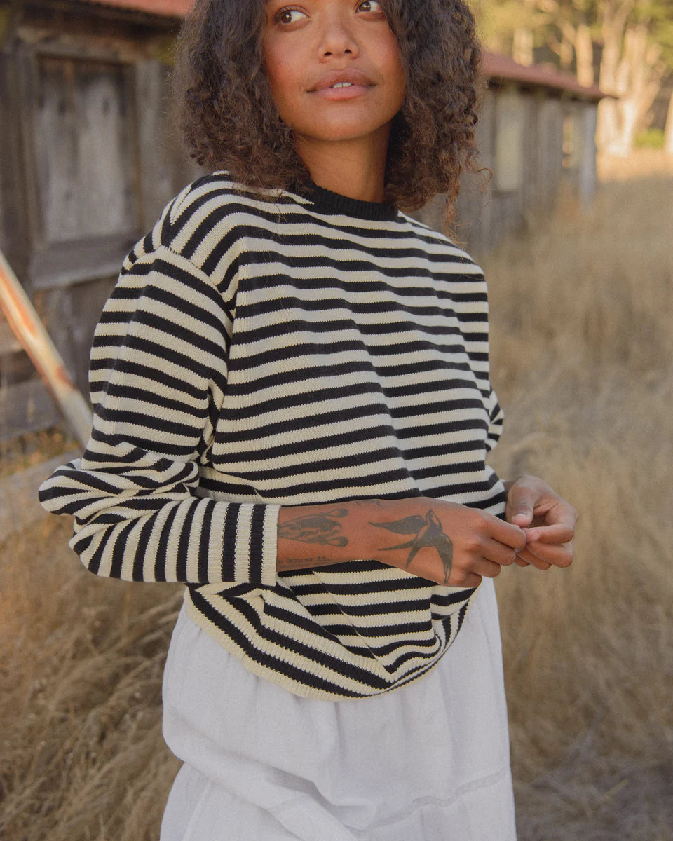 Stripe Crewneck Knit