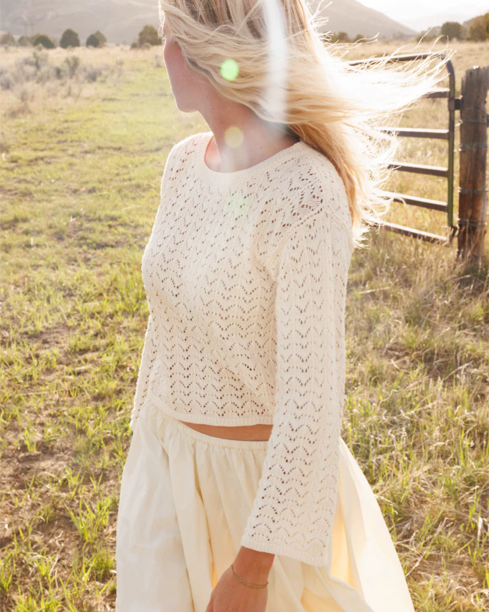 Darla Crochet Sweater