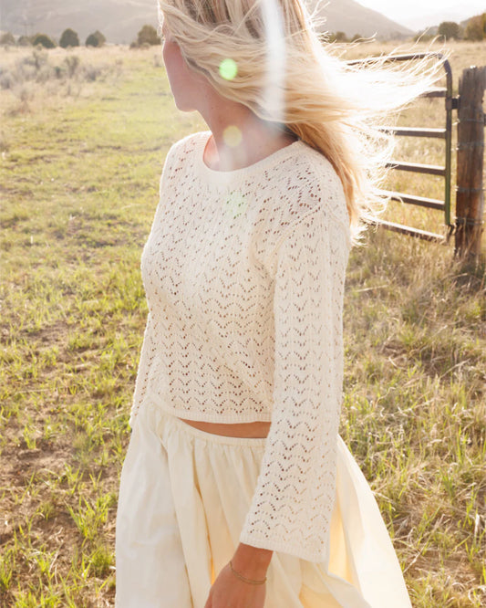 Darla Crochet Sweater