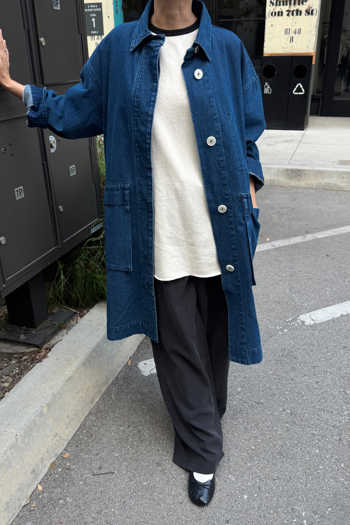 Easy Trench | Dark Denim