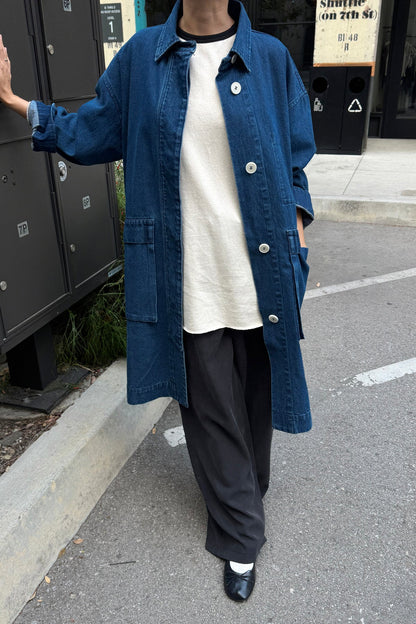 Easy Trench | Dark Denim