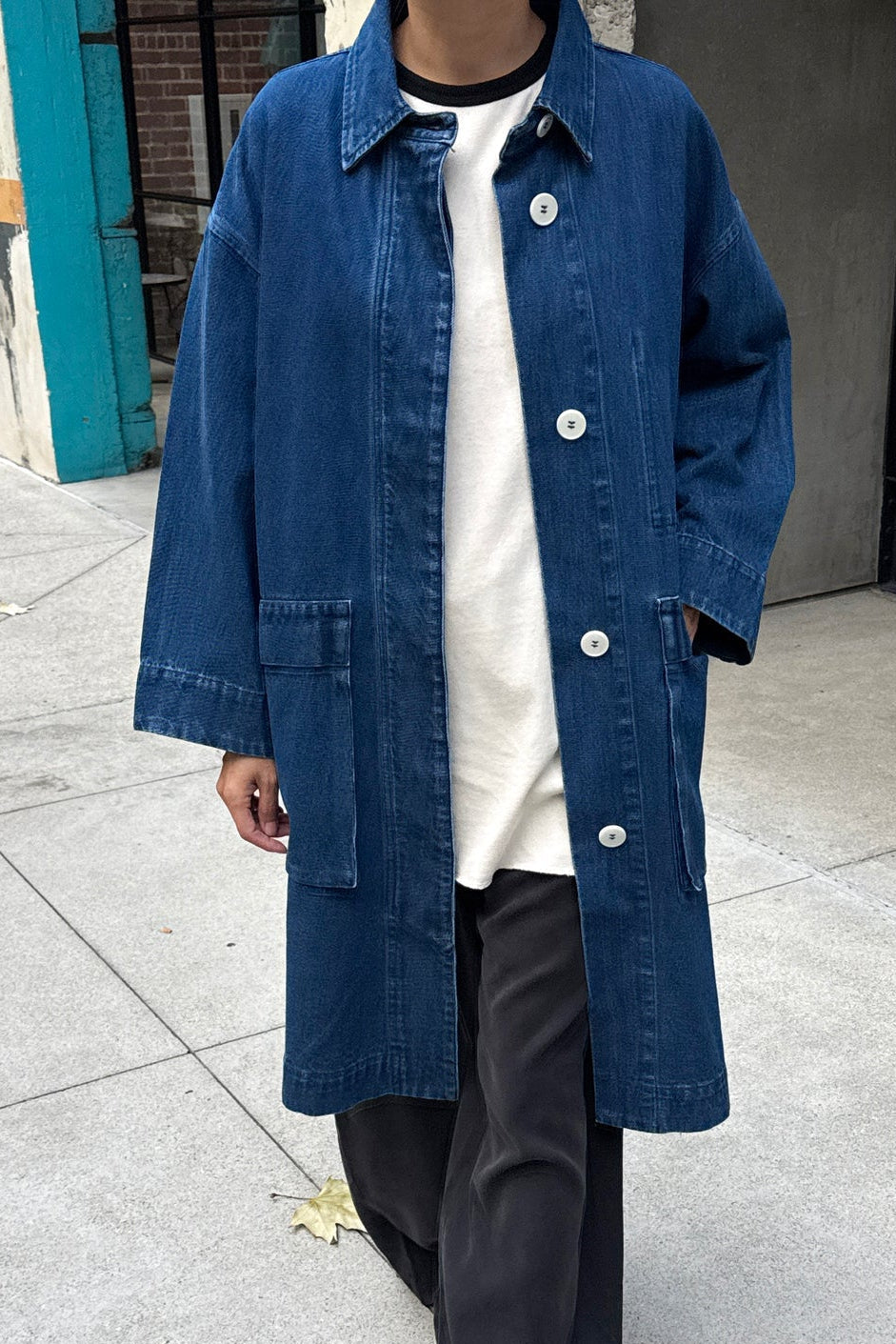 Easy Trench | Dark Denim