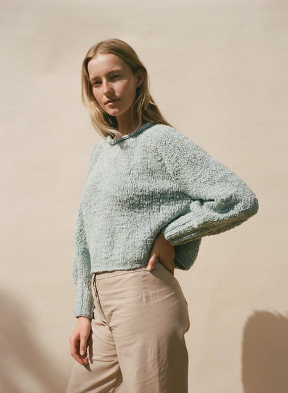 Nogu Handknit Pullover | Beach Glass