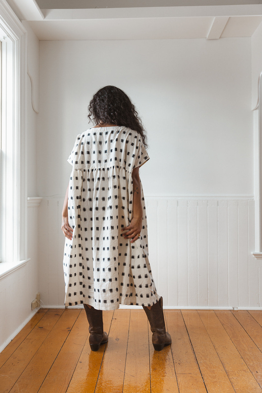 Cotton Ikat Meadow Dress