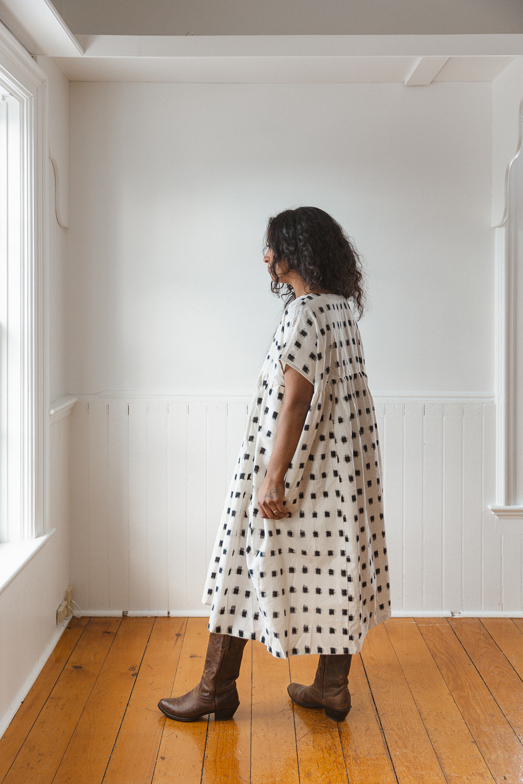Cotton Ikat Meadow Dress