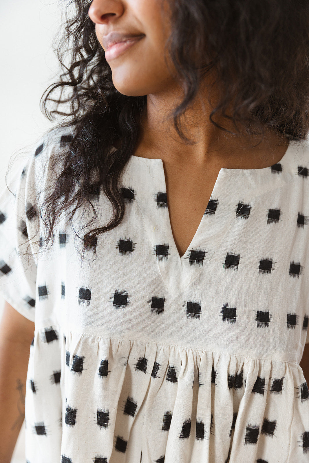 Cotton Ikat Meadow Dress