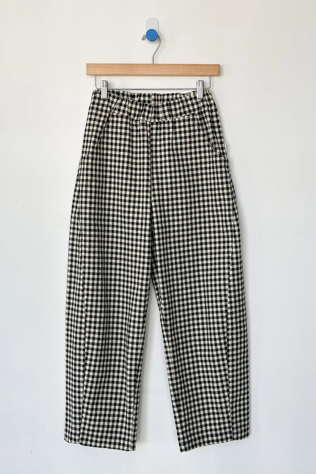 Arc Pants - Black Gingham Check