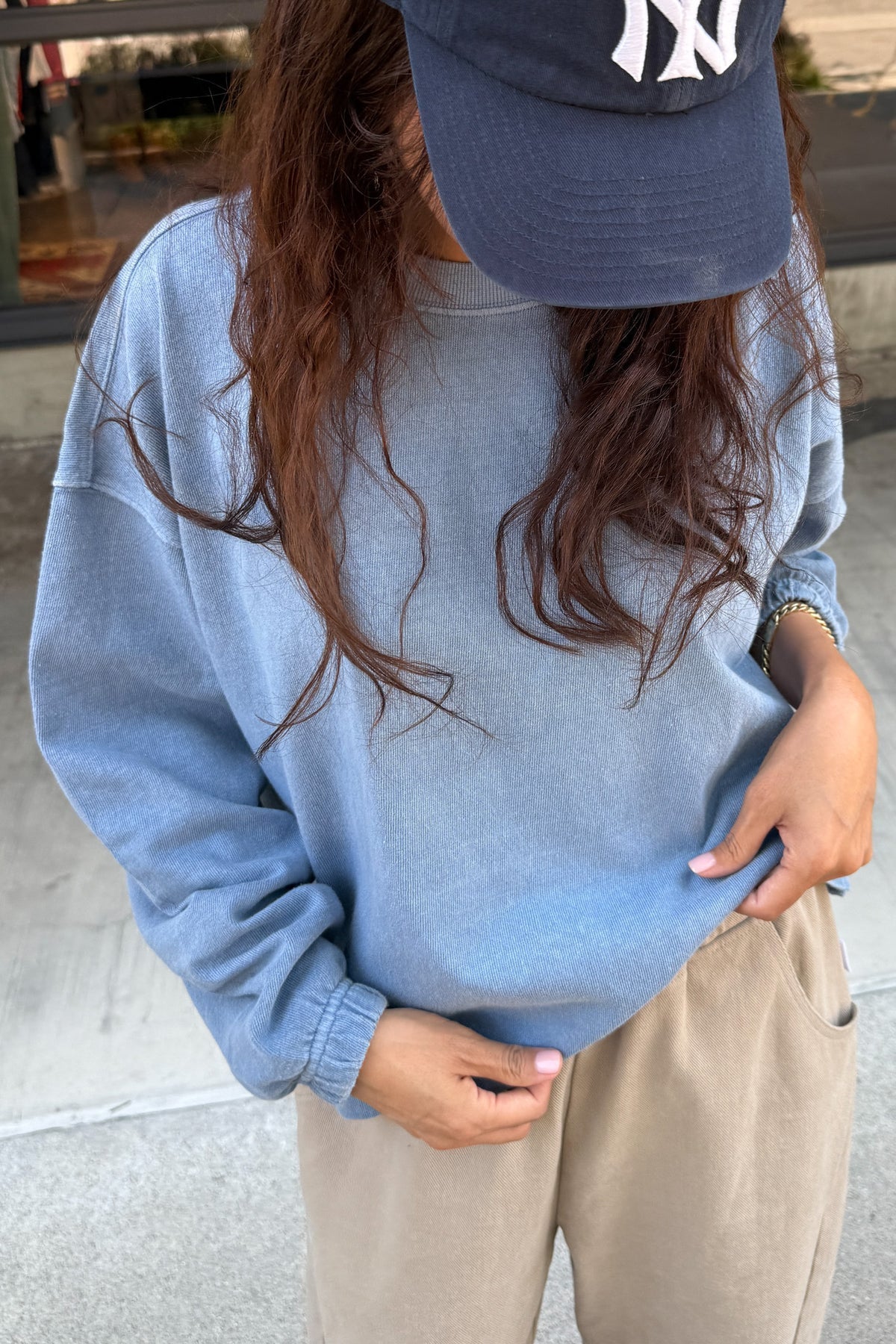 Naturelle Long Sleeve - Cornflower