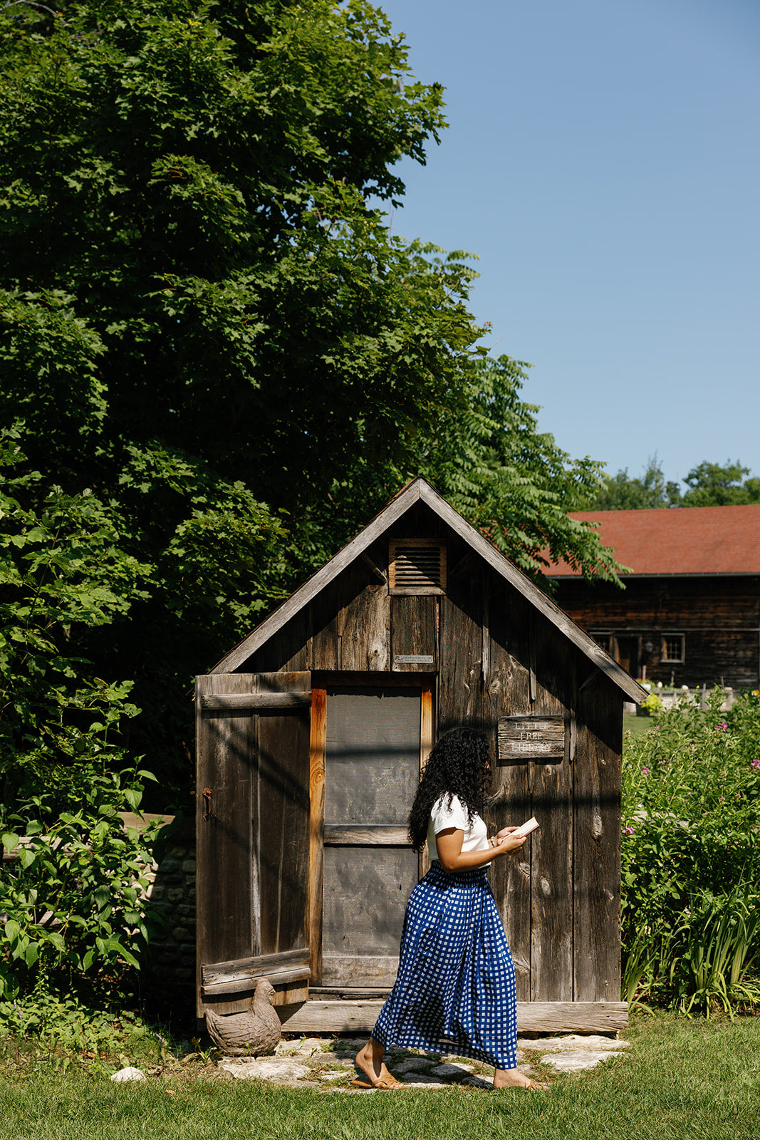 Classic Crow Skirt | Blue Check