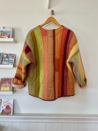 Handmade Quilt Pocket Jacket