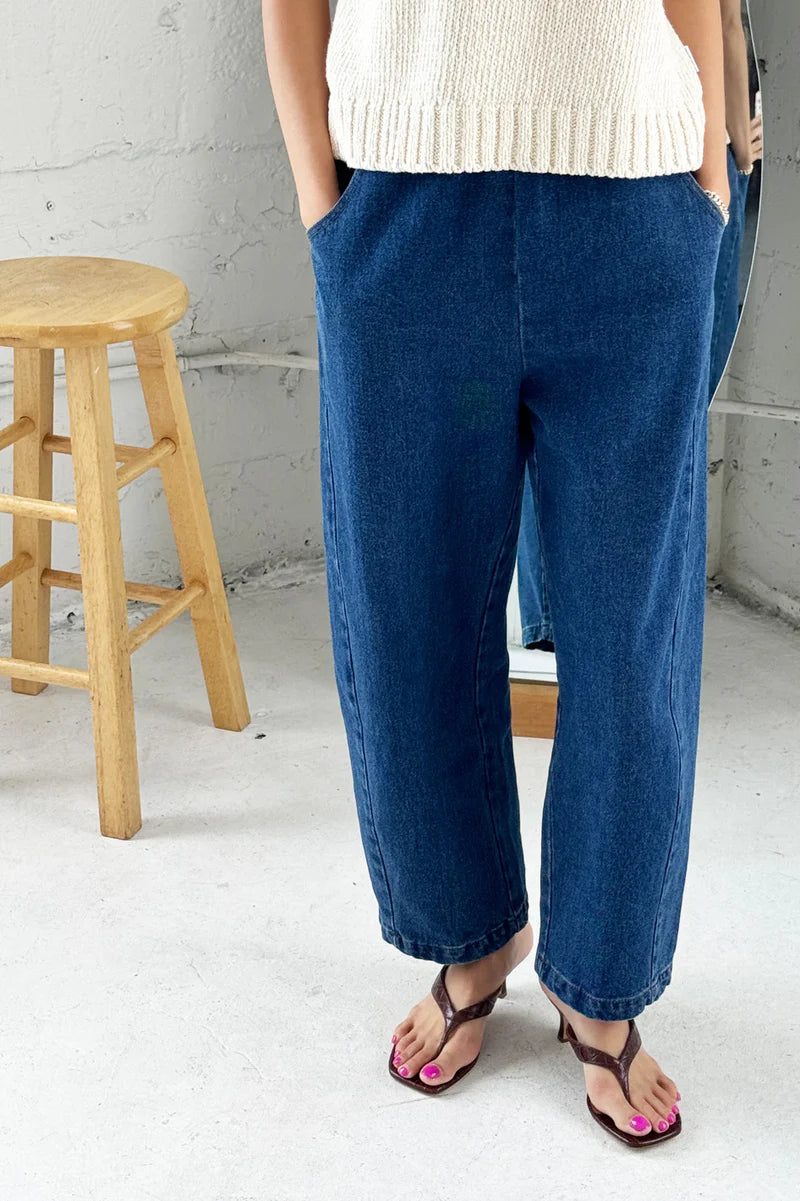 Denim Arc Pants