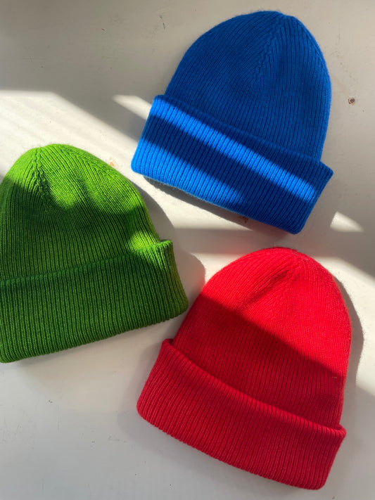 Merino Cashmere Knit Hat - Multiple Colors