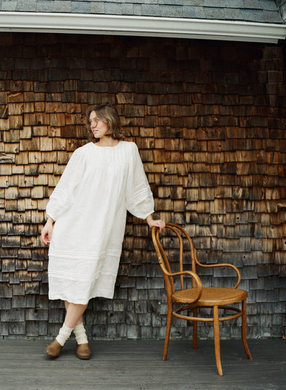 Laced Linen Dress