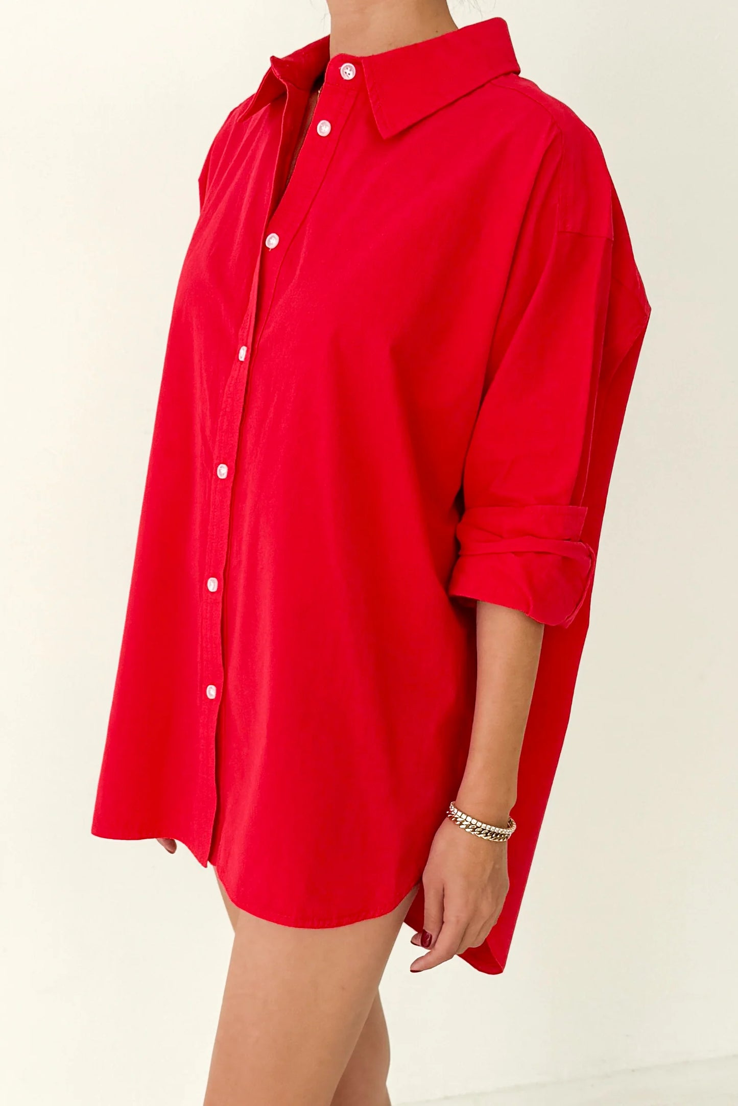 Light Weight Owen Shirt | Red