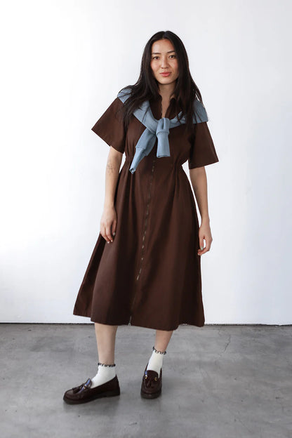 The Utility Dress | Chocolate