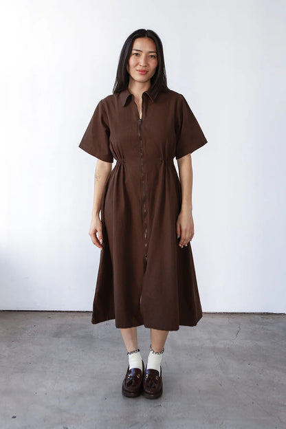 The Utility Dress | Chocolate
