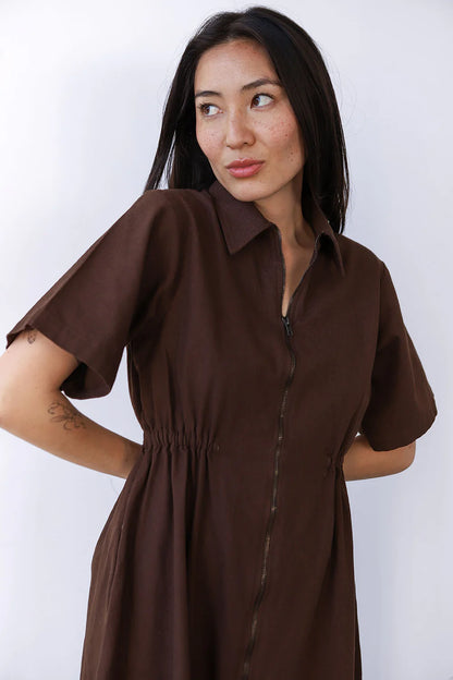 The Utility Dress | Chocolate
