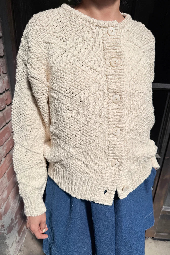 Cotton Mason Cardigan | Naturel
