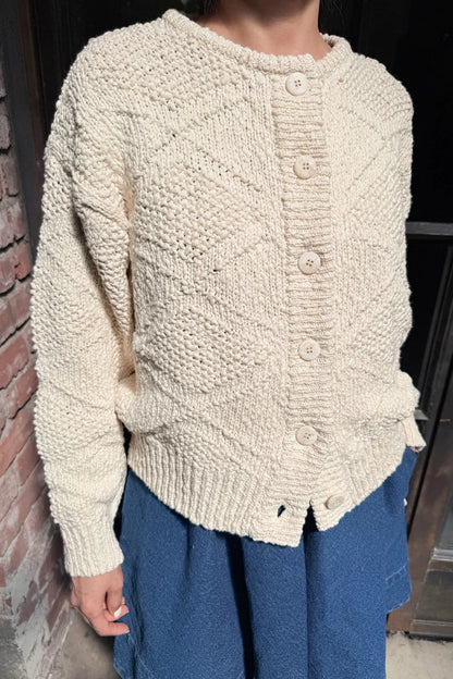 Cotton Mason Cardigan | Naturel