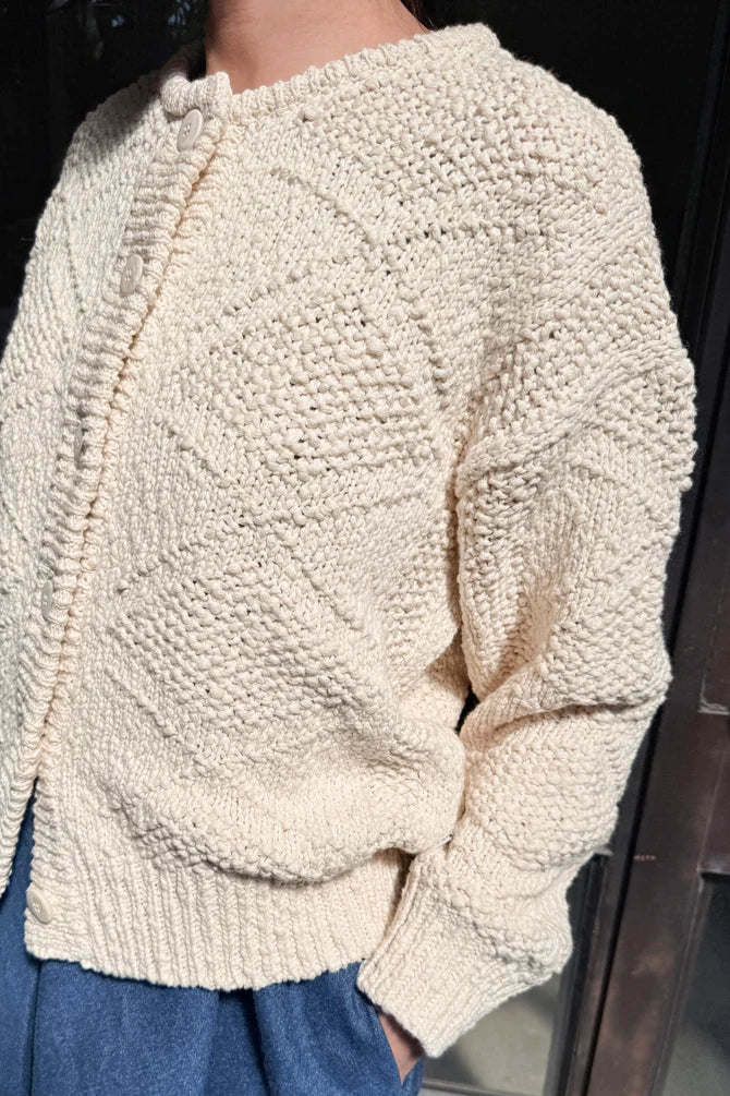 Cotton Mason Cardigan | Naturel