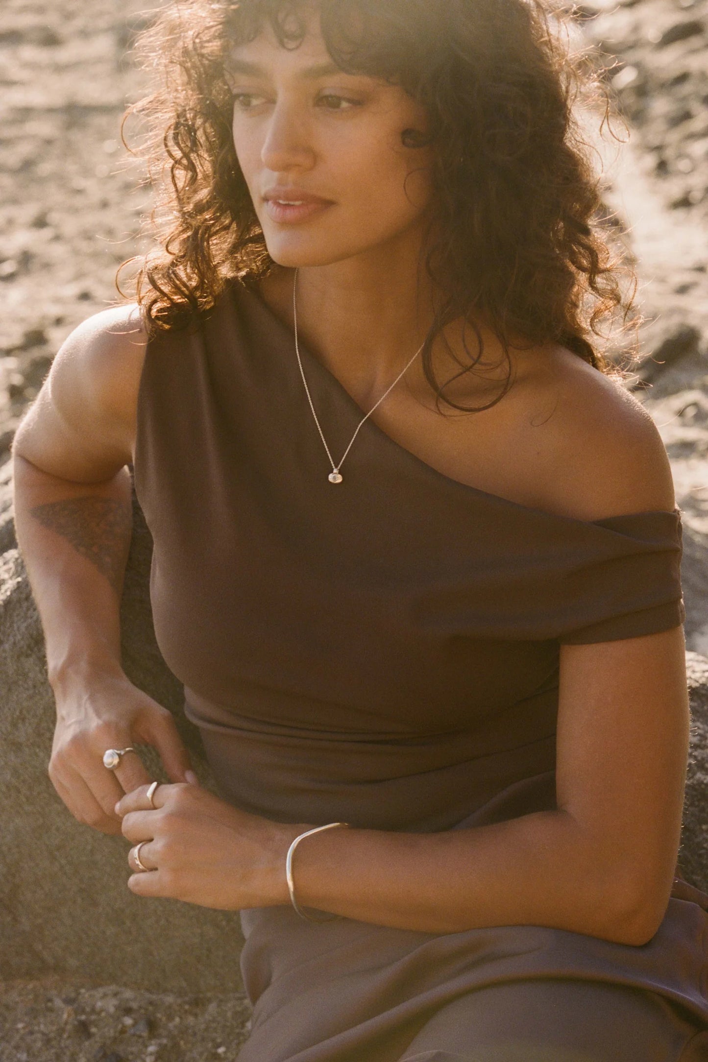 Iridescent Necklace | Moonstone