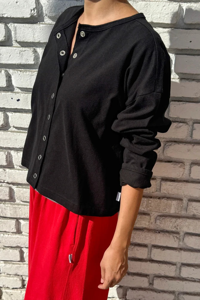 Soft Jersey Snap Cardigan | Multiple Colors