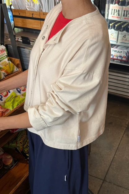 Soft Jersey Snap Cardigan | Multiple Colors