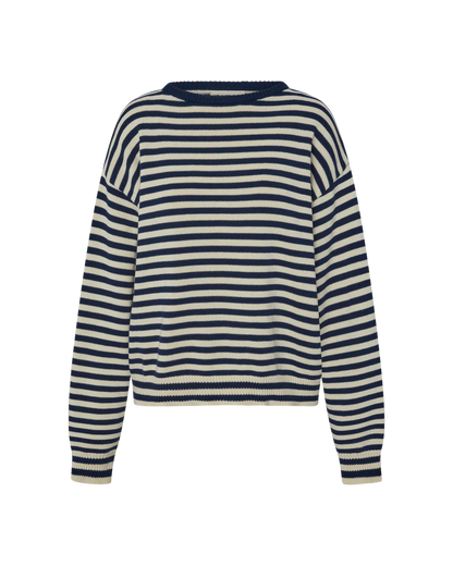 Stripe Crewneck Knit | Multiple Colors