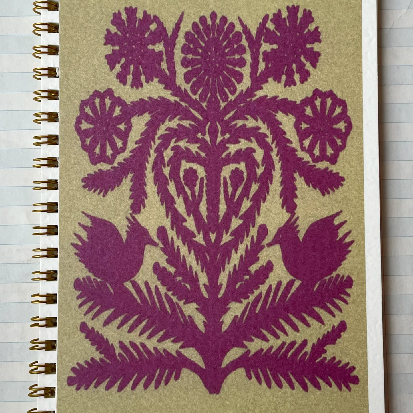 Papercut Floral Notebook