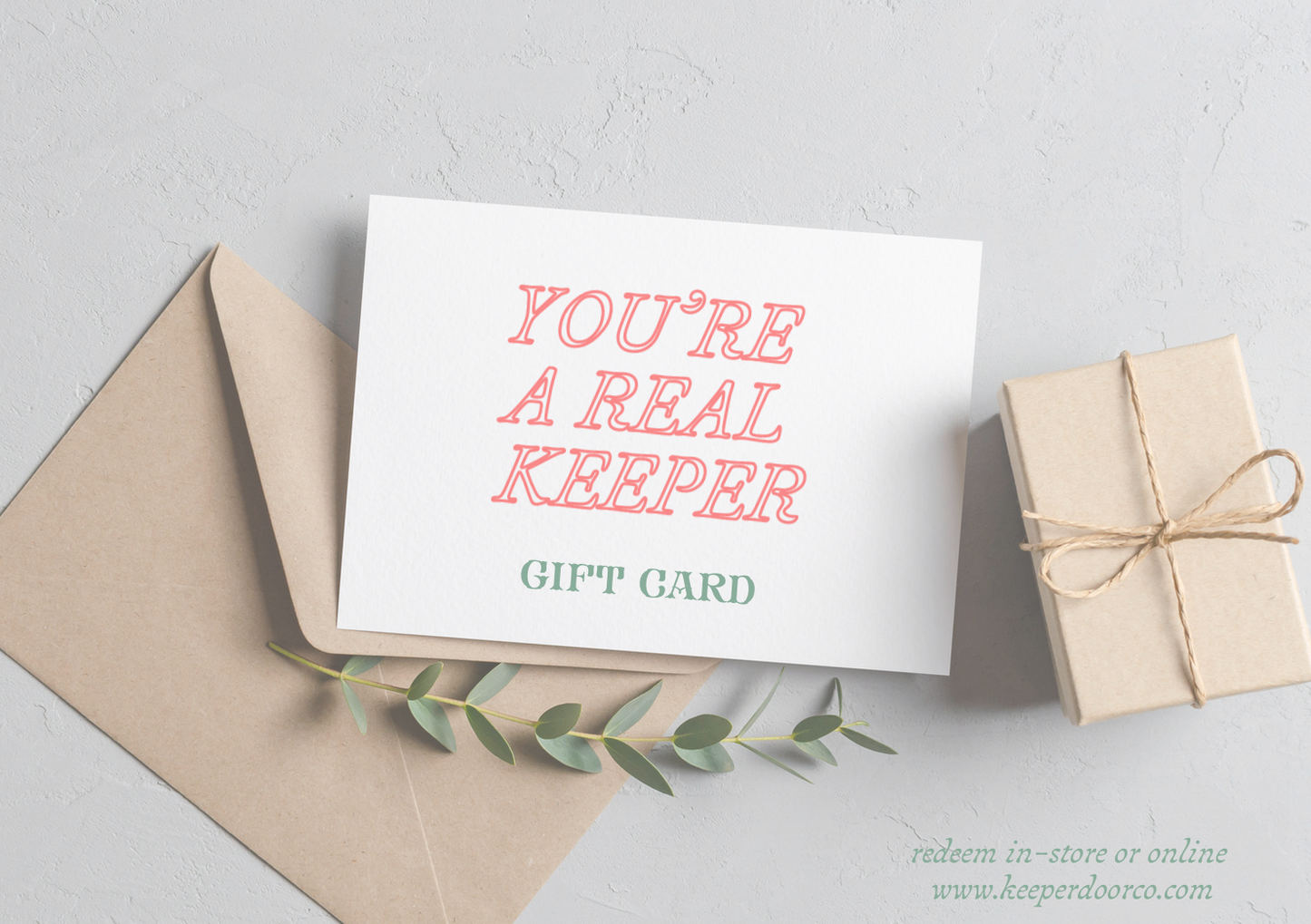 KEEPER Gift Card